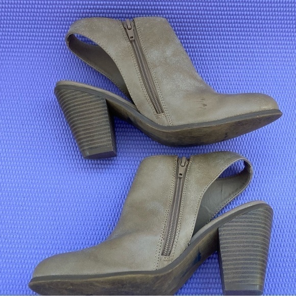 G by Guess Leather Sling Back Booties Size 8.5 - Picture 5 of 8